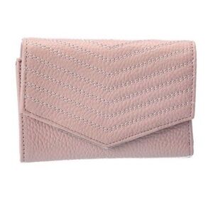 Ted Baker London Pink Quilted Chevron Wallet